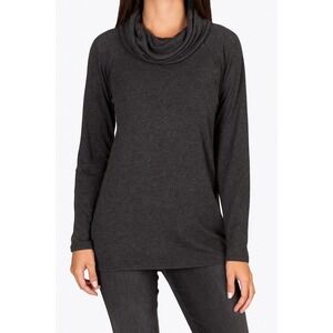 Lou & Grey Womens Cowl Neck Pullover Sweater Gray Small‎ Casual